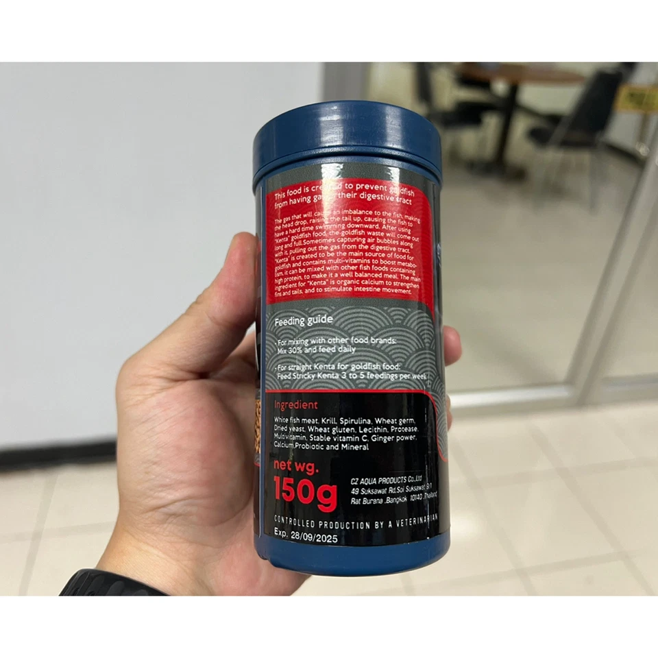 Fórmula de liberación de gas para alimentos Goldfish 150 g Problema de equilibrio en Goldfish Kenta K - Imagen 4 de 4