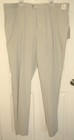 NWT Tommy Bahama Havana Herringbone Silk Blend F/F Khaki Sands Pants 45 x 34 1/2