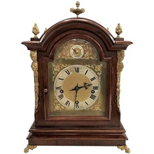 19th c German Bracket Clock with Westminster Chime circa 1880