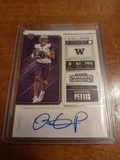 DANTE PETTIS 2018 PANINI CONTENDERS DRAFT PICKS AUTOGRAPH AUTO WASHINGTON