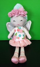 Go by Goldbug Floral Fairy Stroller Clip Plush Chime Crinkles 14" Gold Inc.