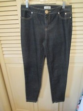NWOT Metro 7 Women's Jeans Skinny Ankle w/zippers Size 6 Stretch 32" x 28" NEW