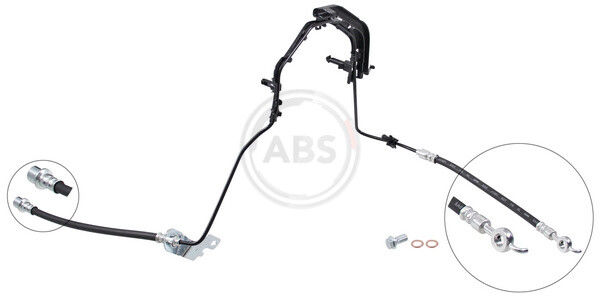 A.B.S. SL1246 Bremsschlauch 740 Mm FüR Fiat Peugeot Toyota Opel CitroËN-image
