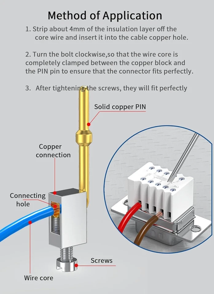 2Pack DB9 Male+Femal Breakout Serial Adapters,Solderless RS232/RS485/RS422 Sc... - Image 2 of 4