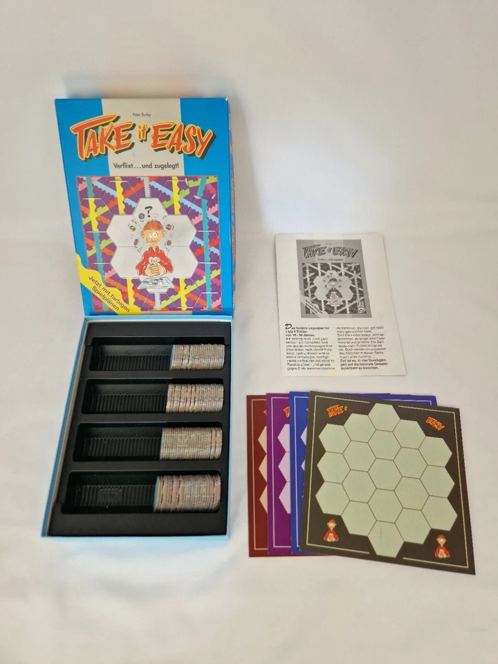 TAKE it EASY Peter Burley FX Schmid Sammler Spiel 1997 Vollständig Top Rarität - Bild 2 von 4