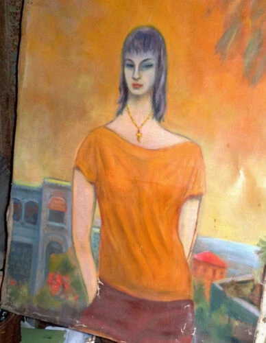 Quadri di figure dal XX secolo e oltre dipinti a olio