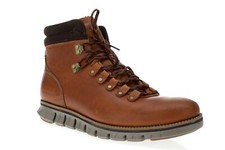 Cole Haan 255389 Mens ZER GRAND Hiker Waterproof Boots British Tan Size 9 Wide