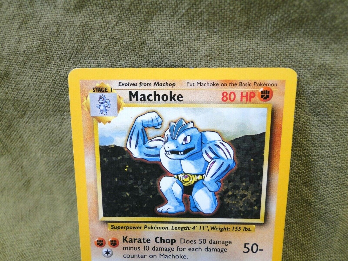 アメリカ購入品 Machoke Pokemon Trading Card: Machoke 34/102 | eBay