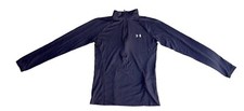 Under Armour Jacket Women's Size Small S Long Sleeve 1/2 Zip Black HeatGear