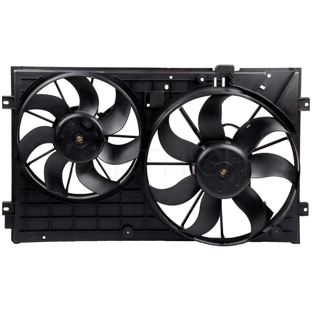 Radiator And Dual Cooling Fan Assembly Electric For 2011-2014 Volkswagen Jetta