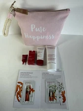 Clarins Gift Set 6 PIECE Super-Restorative With Pink Color Bag