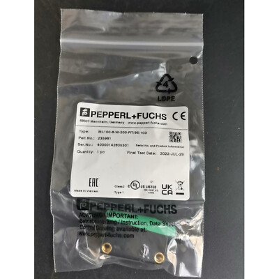 1pc New PEPPERL+FUCHS ML100-8-W-200-RT/95/103 photoelectric sensor#QW