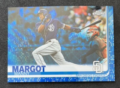 Manny Margot 2019 Topps Chrome Blue Wave Refractor 66/75