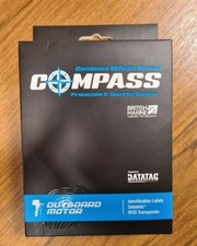 CURRENT NEW Compass Data tag ID Label Transponder Outboard Motor Security Boat