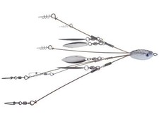 Hog Farmer Tactical Bassin Mini Flex Rig Umbrella Rig - 4 Blade / 6 Wire