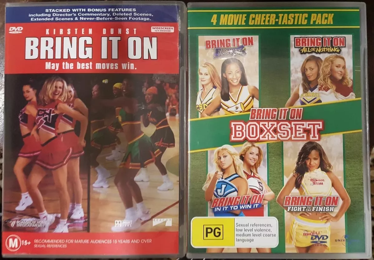BRING IT ON DVD BOX SET AGAIN ALL OR NOTHING IN IT TO WIN IT FIGHT