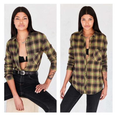 NWT Urban Outfitters BDG Plaid Green 