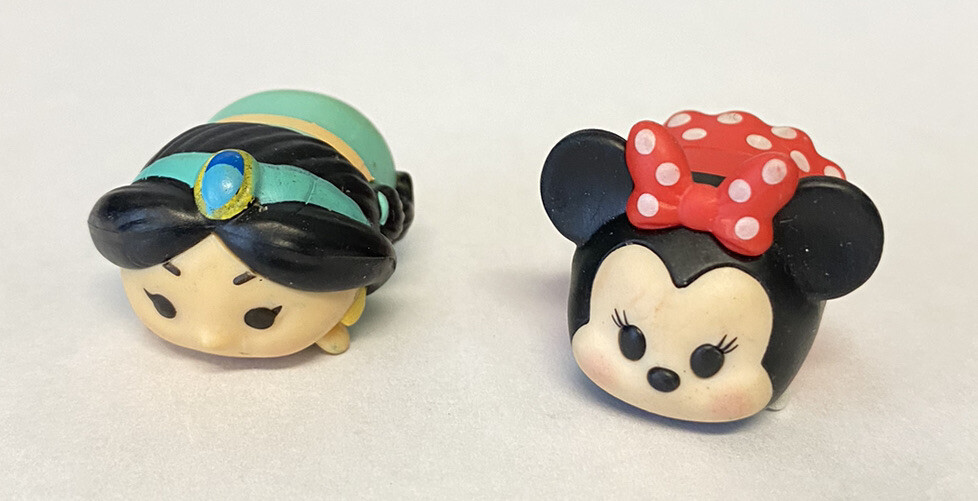 Disney Tsum Tsum Minnie Mouse & Jasmine Both 1” long | eBay