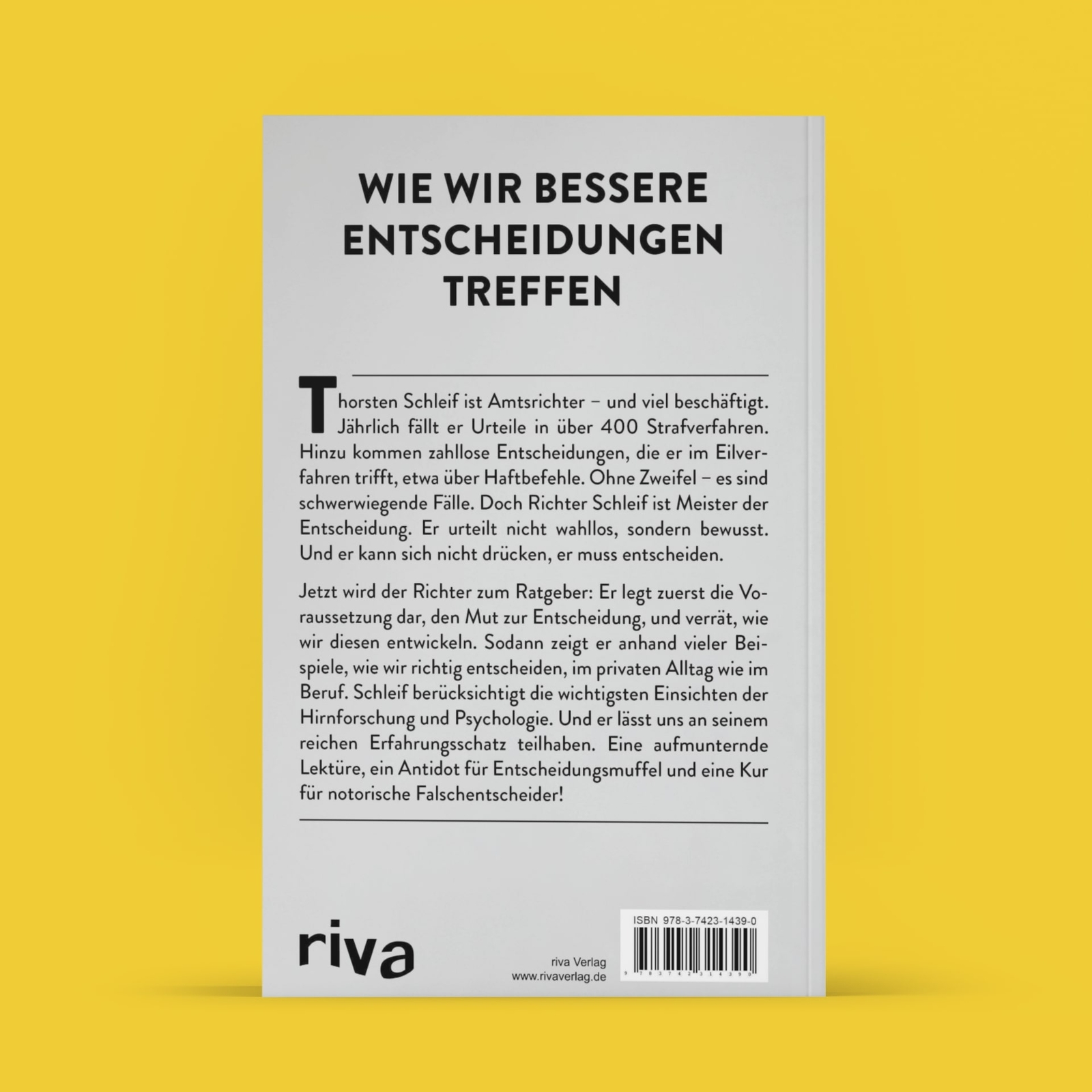 Thumbnail - Thorsten Schleif / Endlich Richtig Entscheiden