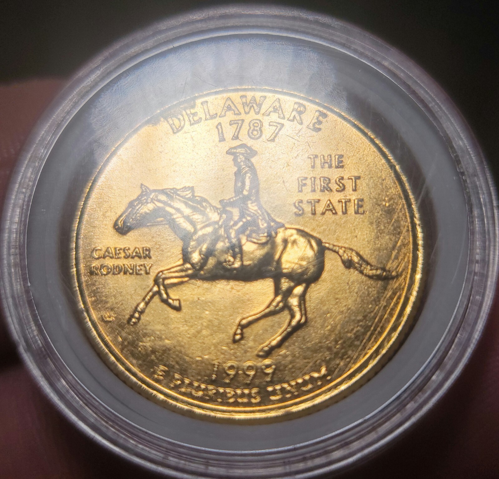 1999 DELAWARE GOLD QUARTER DDO BEAUTIFUL COIN eBay