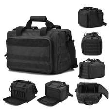 Range Bag for 4 Pistols Tactical Gun Range Bag Single Shoulder Strip
