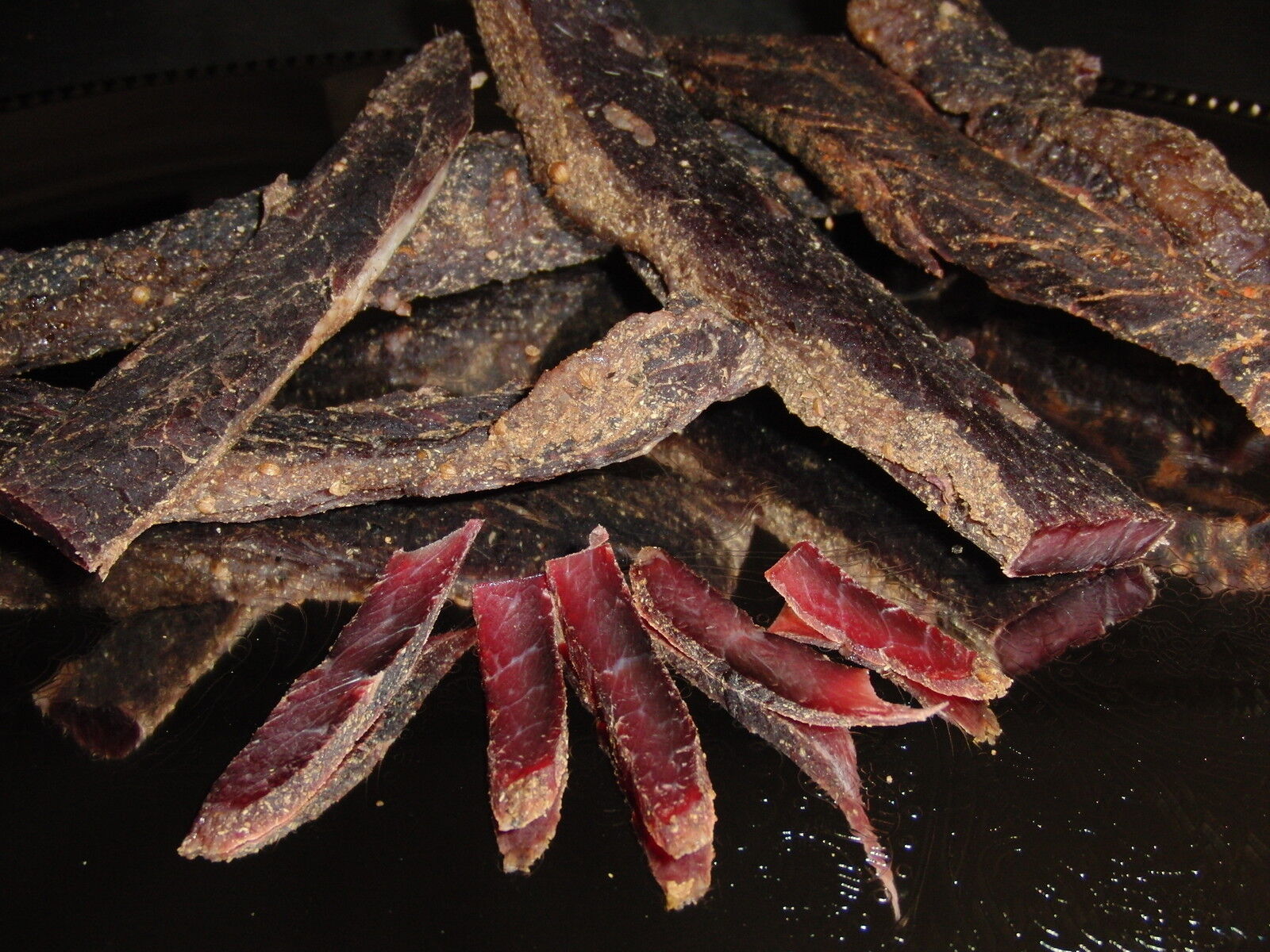 1800 Gramm Beef Jerky Trockenfleisch Paket 6 Sorten  ---Am Stück / STIX---