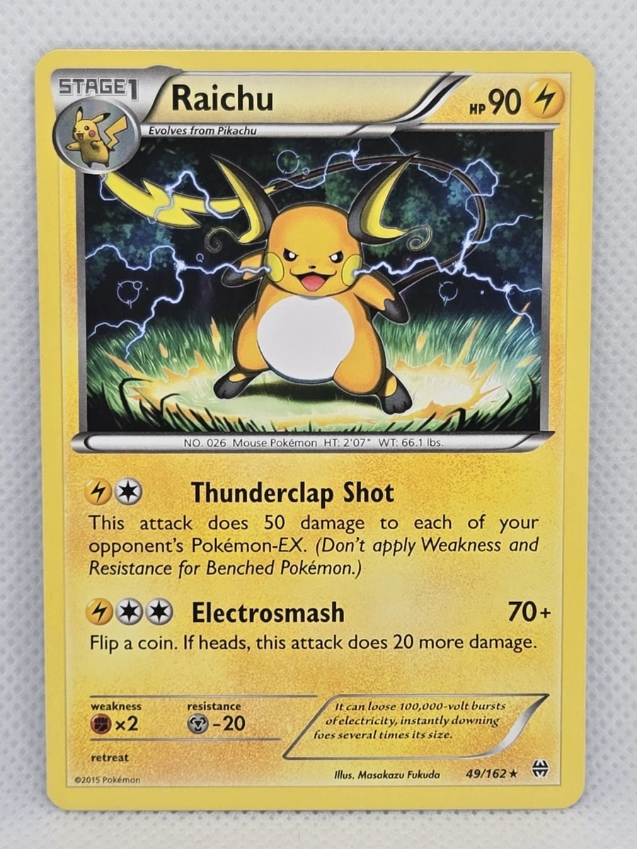 Raichu Pokemon Card for sale | eBay