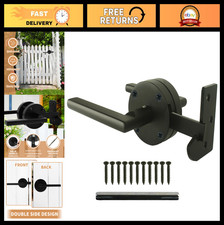 Two-Sided Gate Latch for Outdoor Fences, Wooden Gates, Pool Gates Gardens - Ve