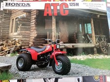 HONDA ATC 125M TRIKE GENUINE MOTORCYCLE BROCHURE