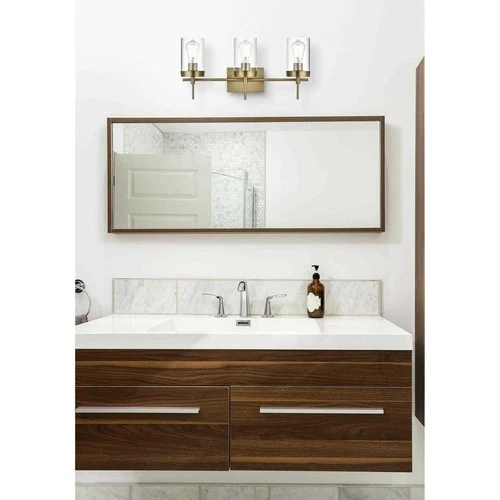 Living District LD7319W24SG Taryin Bathroom Vanity Light Satin Gold - Picture 2 of 8
