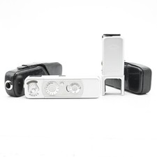 Minox B Chrome Subminiature Camera w/ Model U Bulb Flash 276