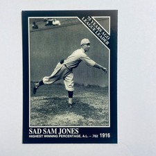 Sad Sam Jones Card #801 1993 Mega Cards  Sporting News