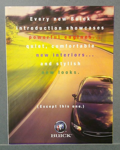 1998 Buick Sales Folder