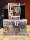 Funko Pop! Movies: Rocky Balboa (1177), Apollo Creed (1178), Ivan Drago (1715)