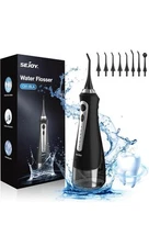 Sejoy Water Flosser Cordless Dental Flosser for Teeth Cleaning C91 Black - 230ml