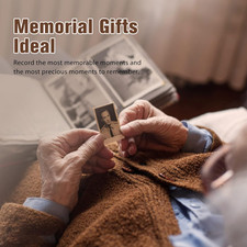 Memorial Gifts for Loss of Father,Rotating Wooden Picture Frame, Sympathy Gift K