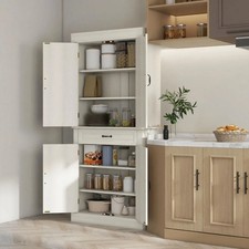 Kitchen Cupboard Pantry Drawer Shelves Tall Storage Dining Cabinet Contemporary