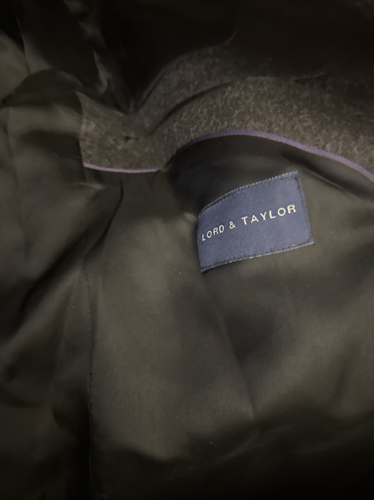 Grant Thomas Two Button Closure Dark  Gray Pure C… - image 5