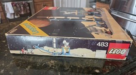 Lego 483 Alpha-1 Rocket Base Classic Space w/Box & Instructions INCOMPLETE
