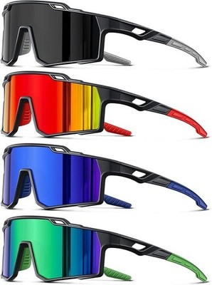 4 Gafas De Sol De Seguridad Para Trabajo Y Deportes Gafas De Sol Con Protección