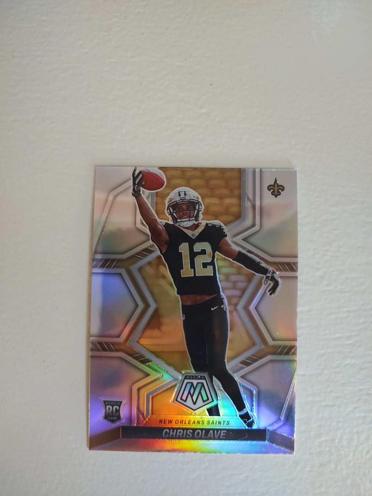 2022 Panini Mosaic - Rookies Chris Olave #313 Silver Prizm (RC)
