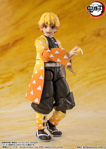 S.H.Figuarts Demon Slayer Zenitsu Agatsuma Action Figure Height 5.5 inch Bandai - Picture 10 of 11