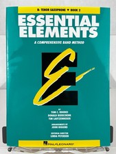 Tenor Saxophone Essential Elements Book 2 Hal Leonard Book