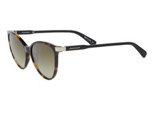 Polished Refined Longchamp Women Sunglass LOS624S-212 Havana Elongated Cat Eye