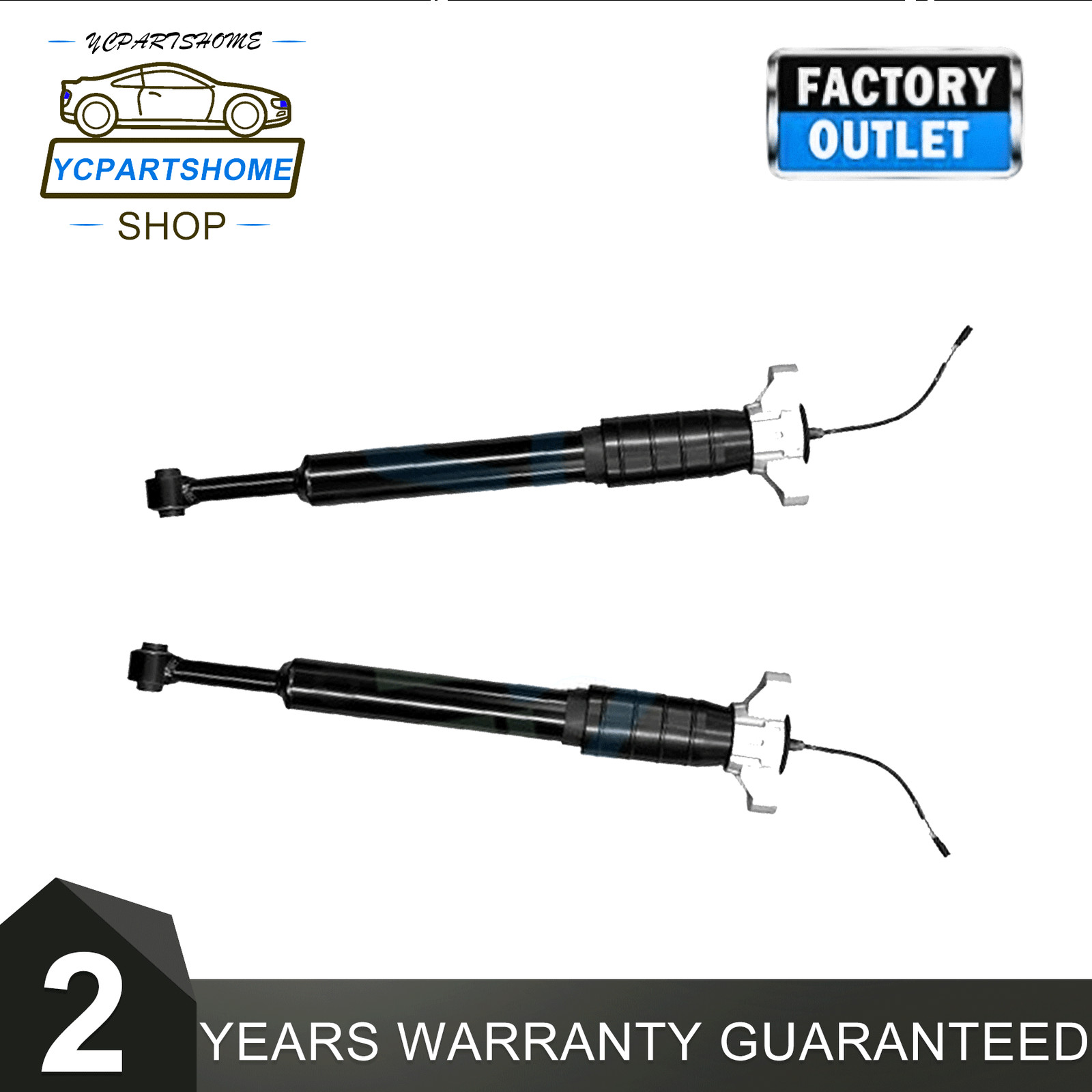 Pair Rear Shock Absorber Struts Fit Maserati Levante M161 2017-2020 670037439