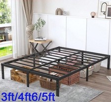 Metal Bed Frame Single/Double/King Size Bed Platform 3ft 4ft6 5ft Bed Base UK