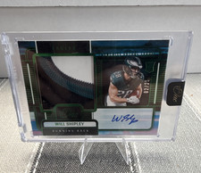 Panini One Franchise Future Fabric Will Shipley Eagles Rookie Auto Patch /25
