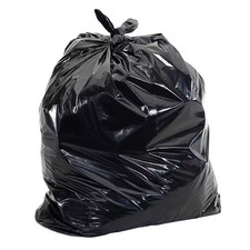 44 Gal. Heavy-Duty Black Trash Bags - 38 In. X 53 In. Pack of 100 1.5 Mil Eq 