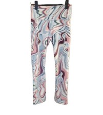 Athleta Ultimate Stash Pocket Printed Capri Leggings XS Multicolor Swirl