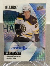 2023-24 Upper Deck Allure Rookies Blue Line 12/35 Joona Koppanen #103 Auto